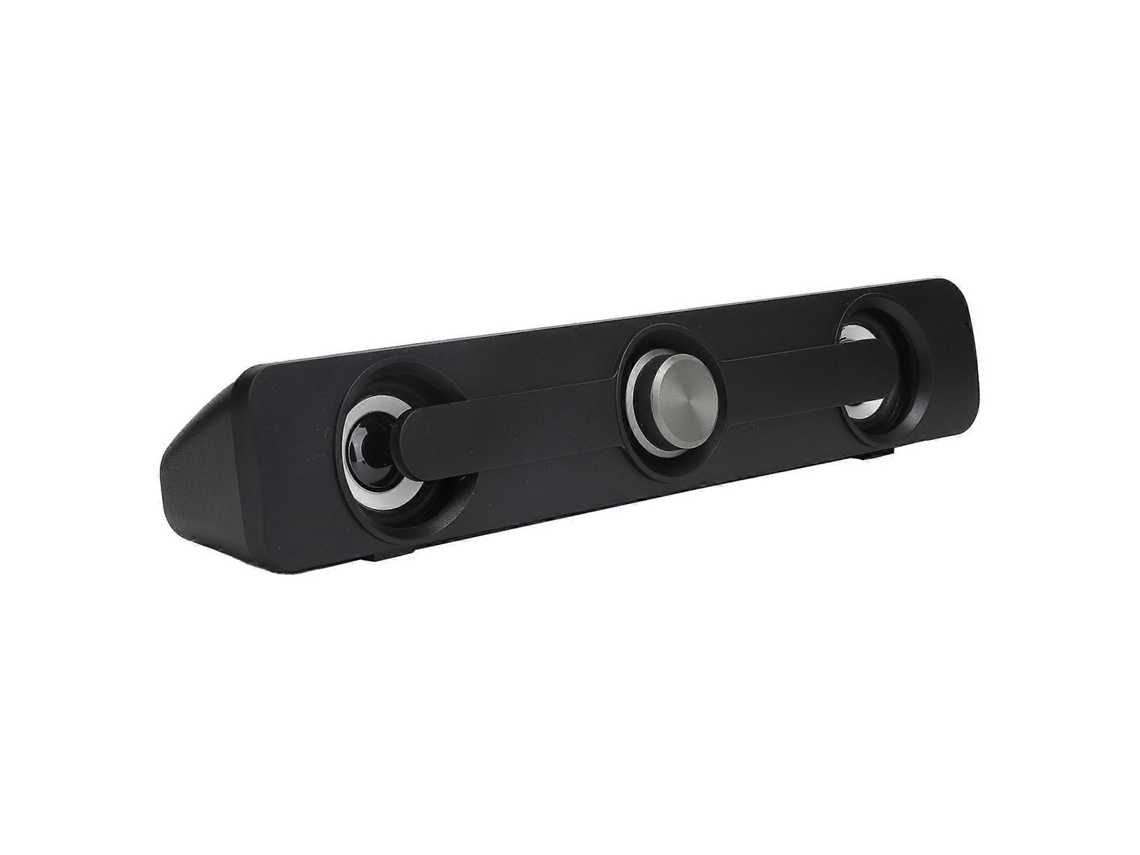 Altavoz Bluetooth Yunzii para computadora, subwoofer, USB, altavoz de alto volumen para fiestas en casa y dormitorios, negro