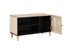 Mueble Tv | Armario Para Tv | Gabinete De Tv Con Estante 80 X 33 X 46 Cm Madera Contrachapada