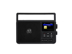 Radio digital portátil con internet, radio FM, dos modos de alimentación, radio de bolsillo retro, enchufe europeo. GOKOCO