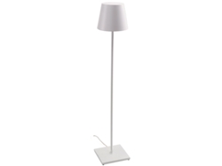 Candeeiro De Pé Poldina Branco Candeeiro De Pé Com Ficha 230v 28x150cm - Design Moderno Em Alumínio