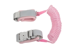 Pulseira Anti Perda Infantil Com Fechadura De Chave 2m Segura Para Crianças Toddler Rosa