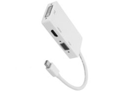 Adaptador mini hub 3 en 1, ligero y portátil, con cable convertidor para fuente de alimentación de ordenador y portátil.