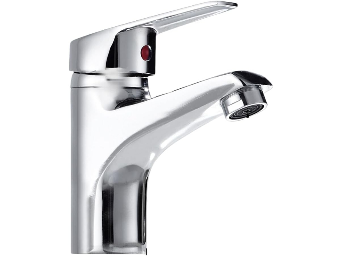Grifo Monomando Cromado Para Lavabo De Baño, Grifo Mezclador.