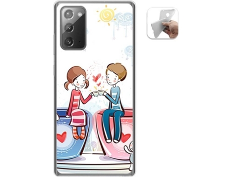 Carcasa Samsung Galaxy Note 20 TUMUNDOSMARTPHONE Café Multicolor