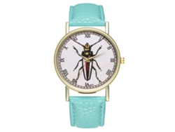 Reloj De Pulsera Retro Unisex Fashionable De Cuarzo Mint - Zhoulianfa