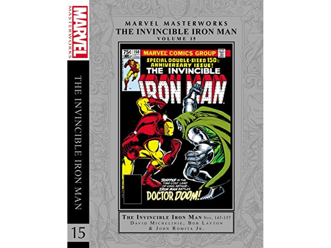 Libro Marvel Masterworks The Invincible Iron Man Vol. 15 de David Michelinie e Marvel Various (Inglés - Tapa Dura)