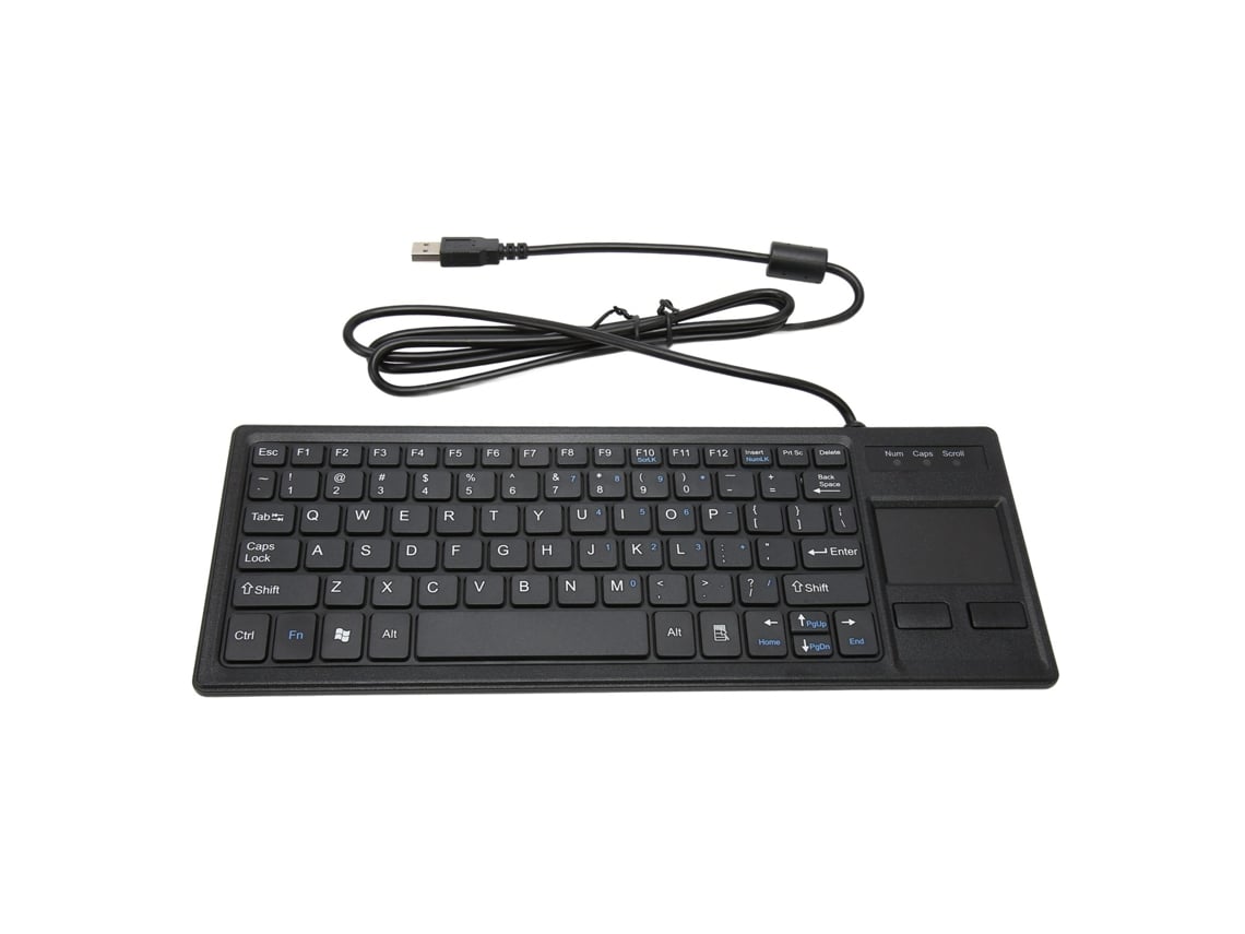 Baoj-2026 nuevo teclado con panel táctil, con cable, ultrafino y compacto.