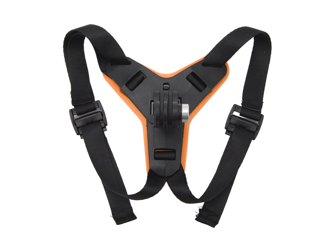 Soporte De Barbilla Para Casco Moto Antideslizante Para Cámara Dji Osmo Action 3 2 Y Teléfonos Móviles Naranja