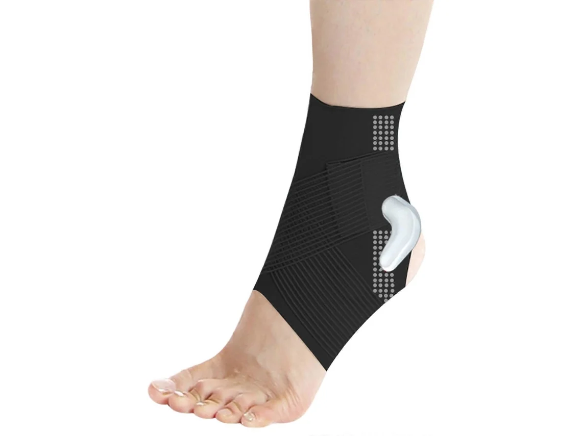Tobillera ajustable y transpirable con CHENNNLS, alivio de la fascitis plantar y estabilización de tendones, talla M (sin dimensiones)