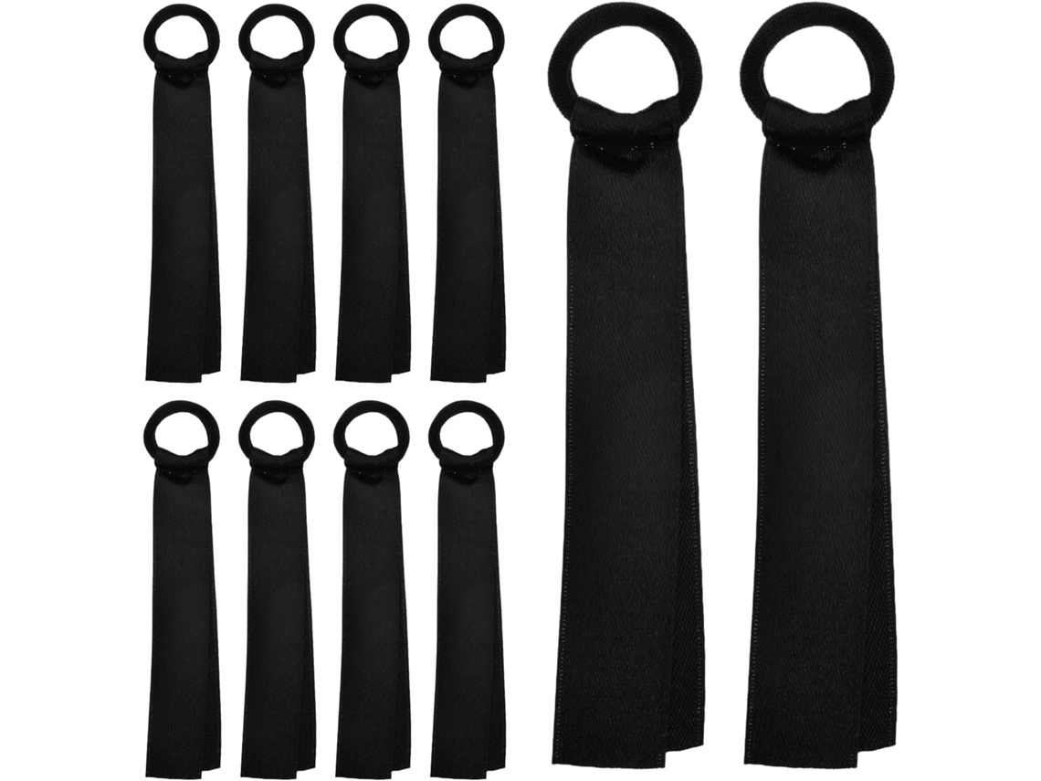 48 Etiquetas Negras Para Pompones De Porristas, Accesorios Multifuncionales