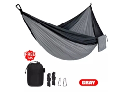 Hamaca Eifson Simple con cuerda, 270 x 140 cm (negra)