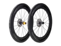 Par Rodas Estrada Space Disc Tubular Preto 12 X 100 / 12 X 142 Mm / Campagnoloprogress