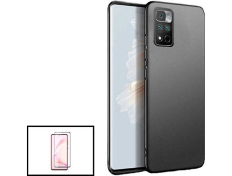 Kit Carcasa SlimShield + Protector de Pantalla 5D Full Cover Xiaomi Redmi Note 11 Pro 5G PHONECARE Negro