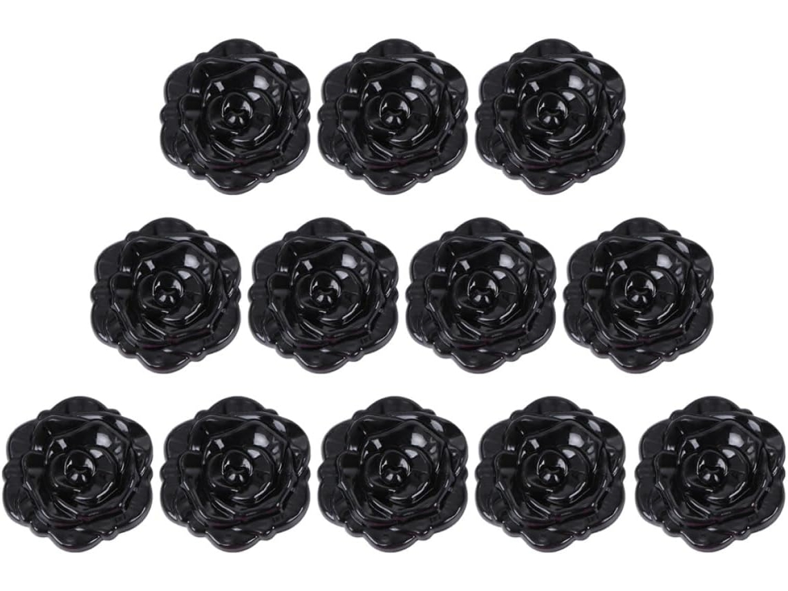 Lot De 12 Miroirs De Maquillage Roses Compactos Ronds En Plastique Pliables, Miroir De Poche Doubl...