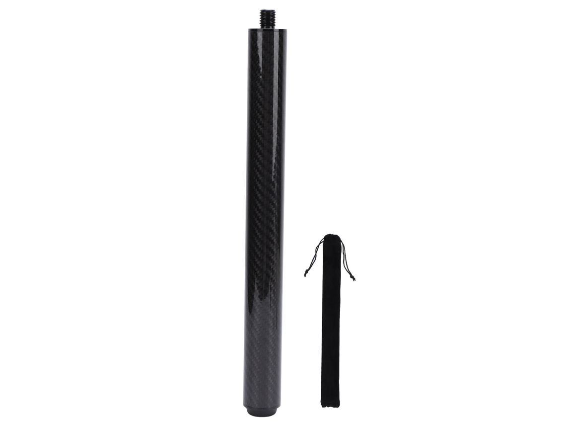 Yncm-extensor De Junta De Taco De Billar De Fibra De Carbono De 12 Pulgadas Con Parachoques Para Peri
