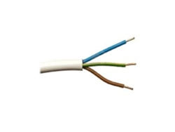 Manguera electrica 3x2.5  blanca rollo 100mt.