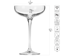 Vasos KROSNO GLASS Harmony (Vidrio - 6 Un - Transparente - 11.2 x 17)