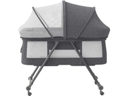 Cuna portátil, ruedas silenciosas, modo balanceo, Bravo Gray Comfort OEM