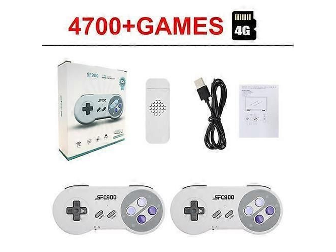 Consola inalámbrica SF900 para Sega Genesis Game HD Family SFC Dual Gaming TV integrada 4 700+ GOKOCO