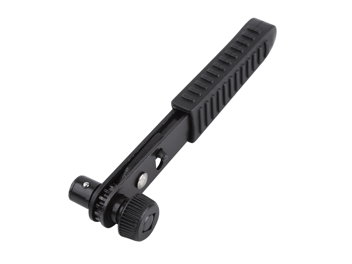 Llave Para Trampa De Ratas Negra De 1/4" Con Mango Para Puntas De Destornillador, Casquillo Rápido De Pvc Y Hierro, 12x5x3cm 65g