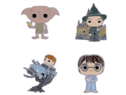 Figura Funko HARRY POTTER Cámara Secreta Pin 4-Pack