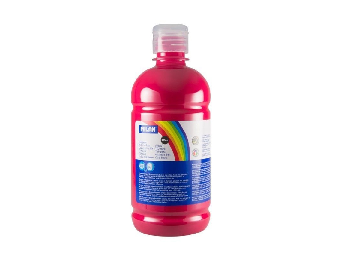 Botella de Tempera Líquido MILAN Magenta 500ml