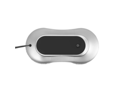 Limpiador de ventanas robótico, integración con el hogar inteligente, alto rendimiento, gris plata.
