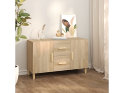 Aparador De Madera De Ingeniería Roble Sonoma 100x36x60 Cm