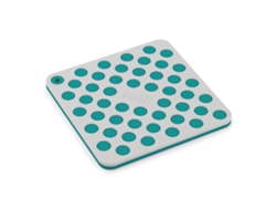 Juego de 2 manteles individuales apilables de silicona Joseph Joseph Duo Spot On Design con relieve. Resistentes al calor hasta 220 °C. Aptos para lavavajillas.
