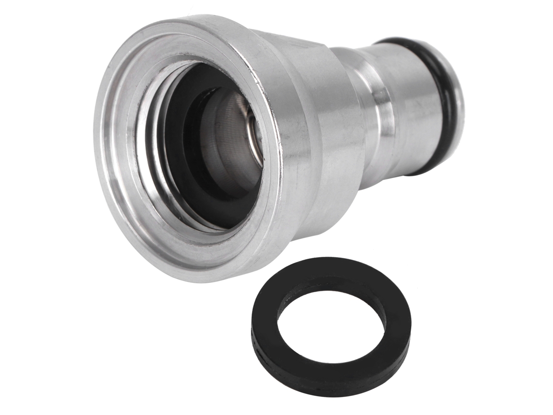Adaptador de acoplamiento para manguera de cerveza de acero inoxidable de 1/2''