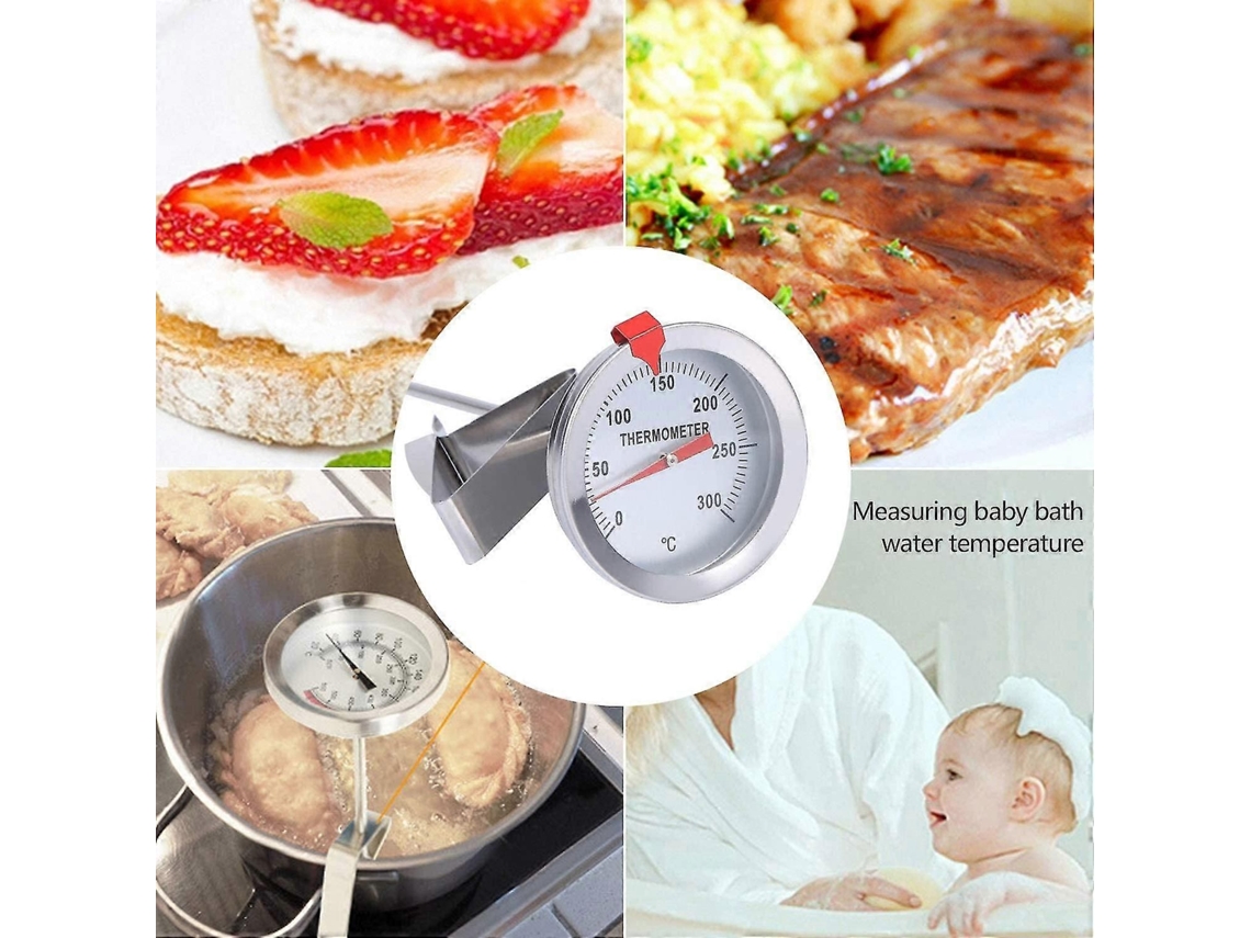 Termómetro de cocina con sonda, para barbacoa, uso doméstico, acero, D y GOKOCO