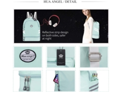 Mochila deportiva impermeable con cordón para viajes, senderismo y deportes, con compartimento para zapatos para hombres, mujeres y niñas.