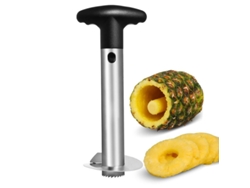 2026da-cortador Y Pelador De Piña 24cm Negro Con Guante Anti-corte De Hppe