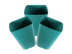 Cubos De Basura Pequeños Y Grandes De 3 Piezas Para Oficinas Y Hoteles.