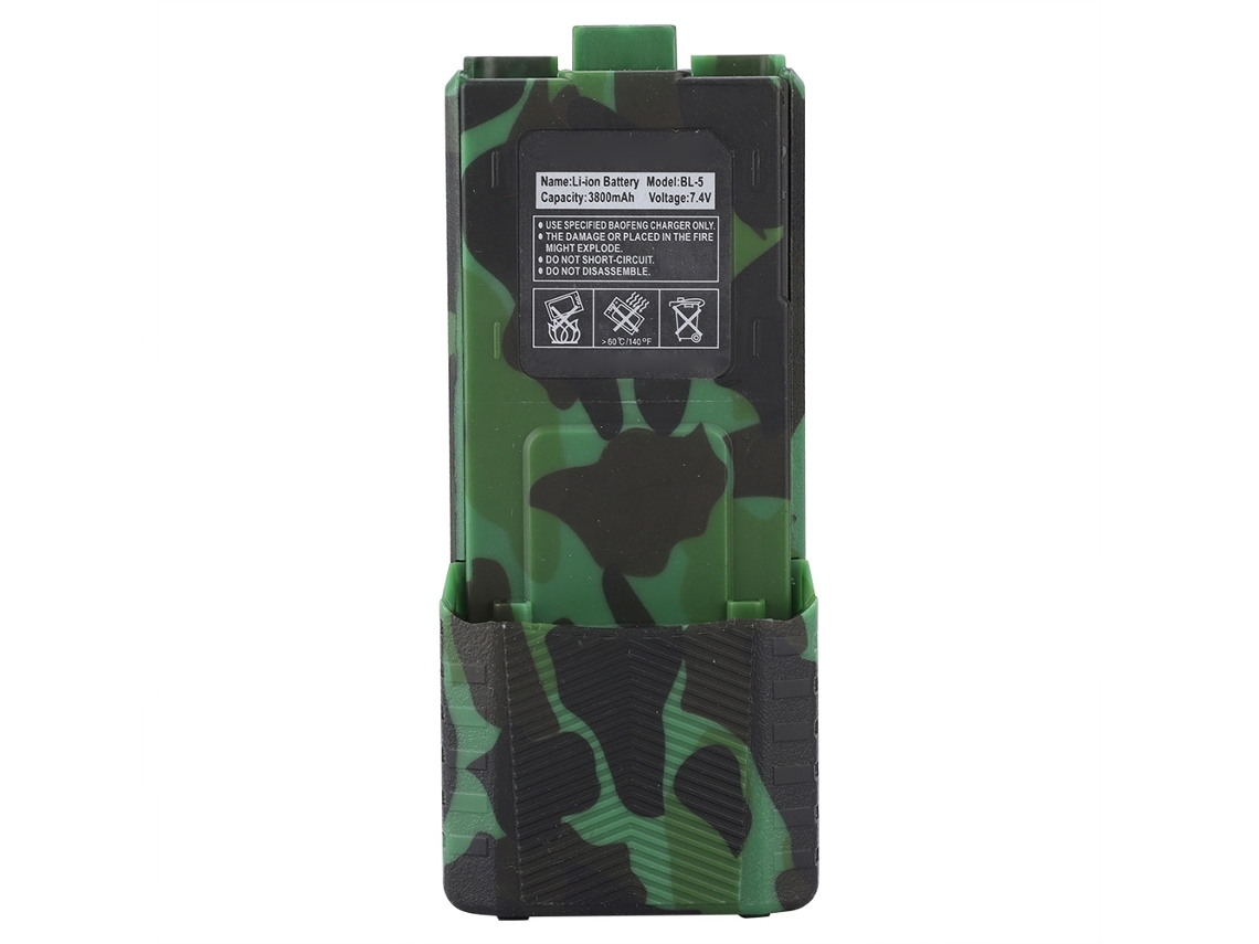Batería De Iones De Litio De 7,4 V Y 3800 Mah Para Walkie-talkie Baofeng Uv-5r Serie Camuflaje