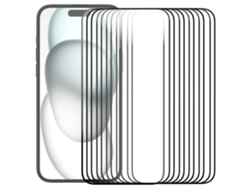 Nillkin 10 Piezas Ez Set Series Protector De Pantalla Para Iphone 15 Plus Agc Glass Película De Pantalla Completa