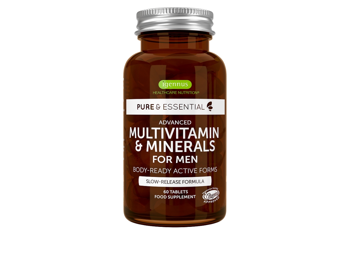 Igennus Pure & Essential Advanced Daily Multivitamin & Minerals For Men 60's