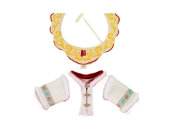 Conjunto de ropa para muñeca de Año Nuevo: Blusa, capa de nubes, pantalones resistentes a las manchas, zapatos, sombrero de león bailarín. Conjunto de blusa + capa de nubes CHABERLU