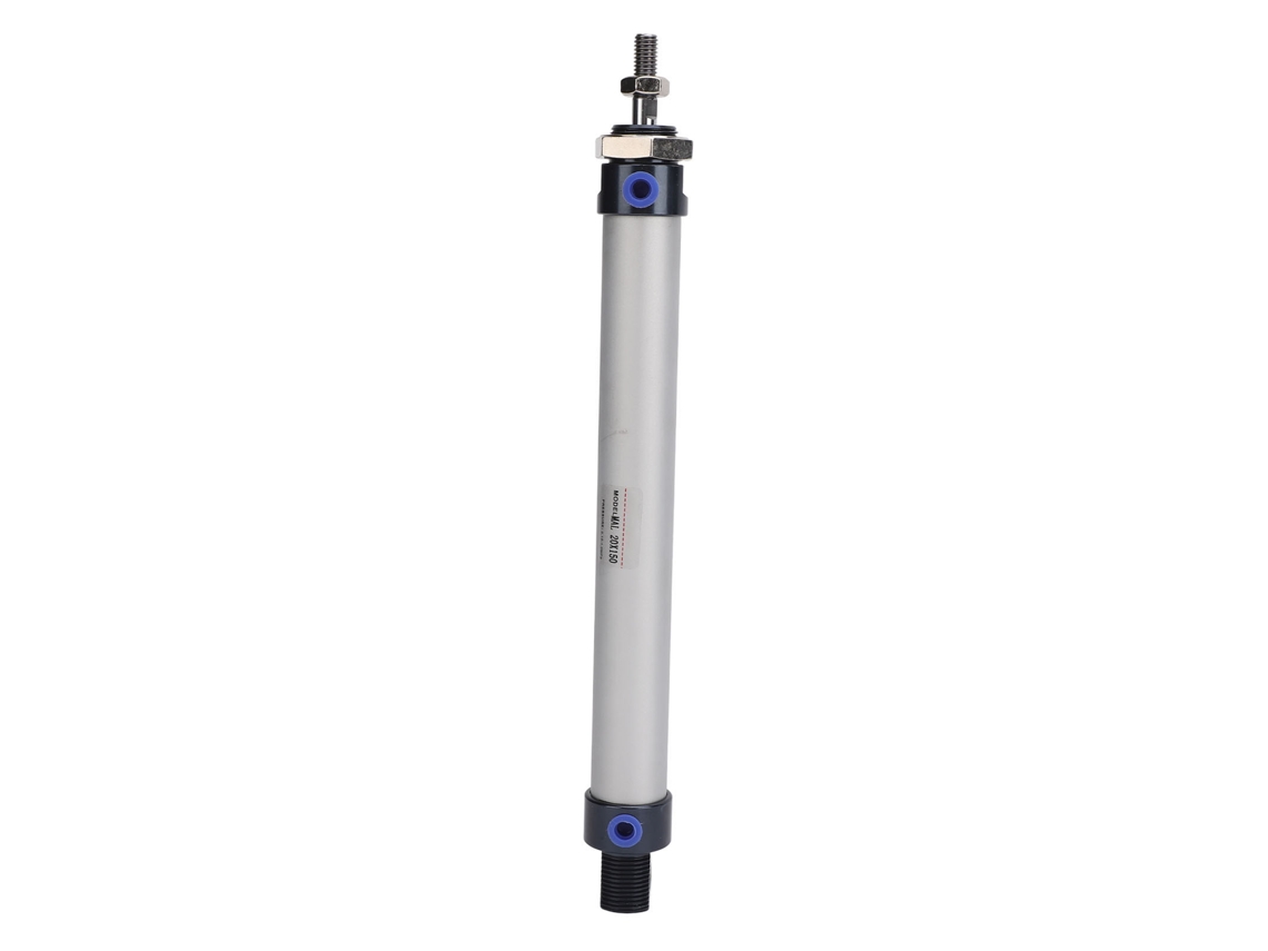 2026velora-cilindro Neumático Compacto De Aluminio 20mm De Diámetro 150mm De Carrera Hilo M10x1.25