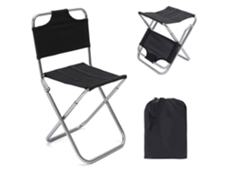 Silla Plegable Portátil Para Camping Con Soporte Lumbar, Ideal Para Pescar, Hacer Senderismo Y Picnics Al Aire Libre.