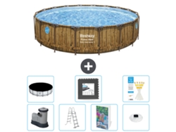 Bestway Piscina Bestway Power Steel Redonda - 549x122 Cm - 8-peças S608