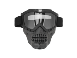 2026-gafas De Moto Skull Casco Moto Gafas De Ciclismo De Tierra Atv Offroad Carreras Hombre Mujer Transparente