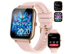 Reloj inteligente Yizhood para hombres y mujeres con llamadas, monitor de actividad física de 1,83”, frecuencia cardíaca y sueño