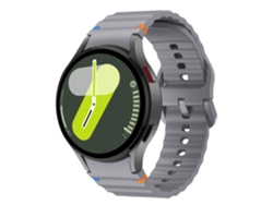 Correa de silicona ondulada XIAOMOYU para Samsung Galaxy Watch 7 de 20 mm - Gris espacial