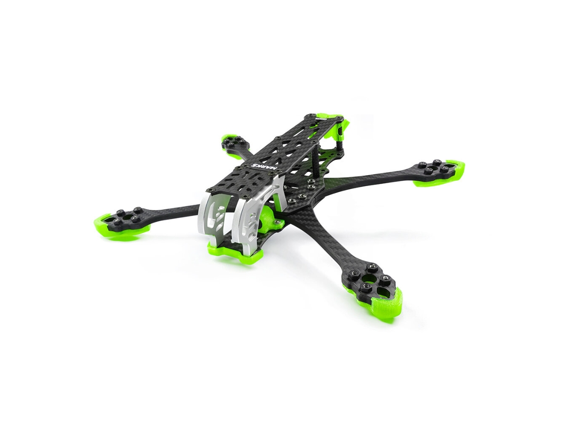 Negroestándargeprc Gep-mk5 Kit Chasis X Fibra Carbono 225mm Brazo 5mm Dron Rc Mark5 Hd Fpv Racing