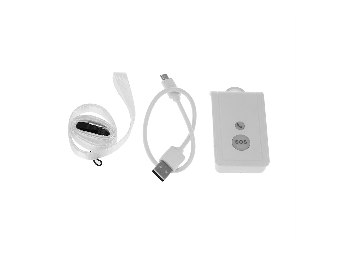Sistema de alarma de emergencia SOS con tarjeta SIM GSM portátil con hebilla para personas mayores