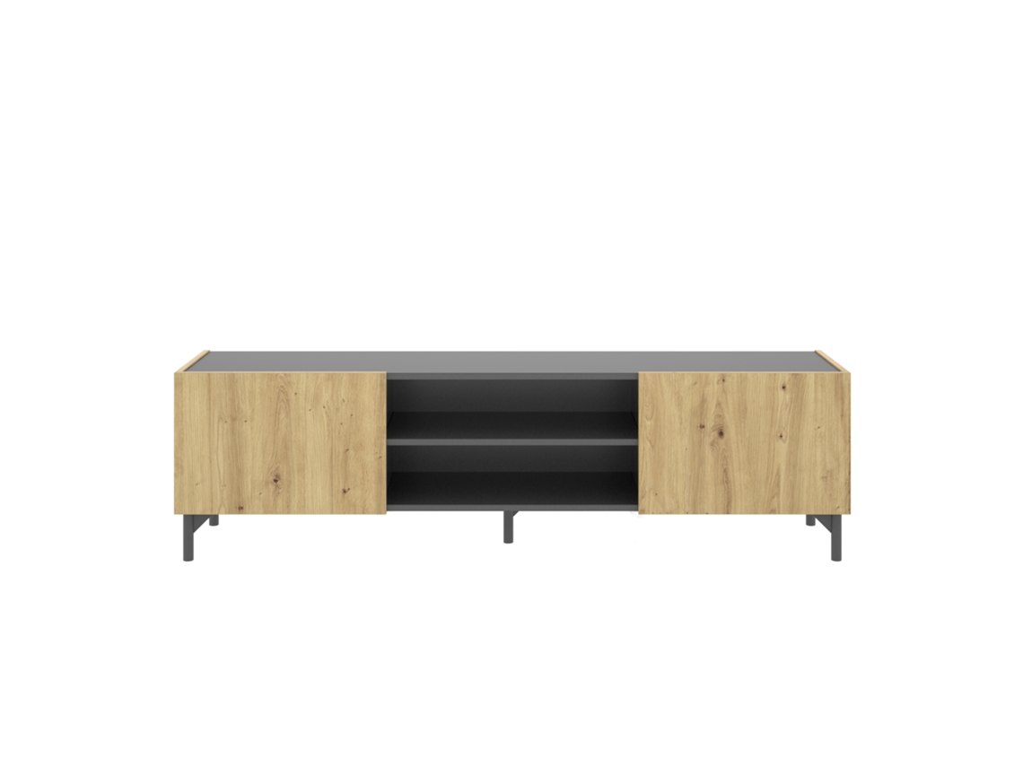 Mueble de TV DEKIT Astral (Blanco - Melamina - 45 x 161 x 35 cm)