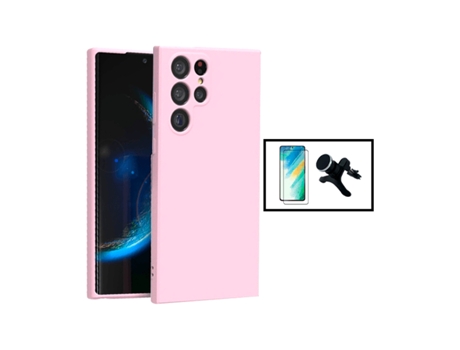 Kit De Película De Vidrio Templado De Cubierta Completa 5D Soporte Magnético Para Coche Reforzado Con Silicona Líquida PHONECARE Para Samsung Galax...