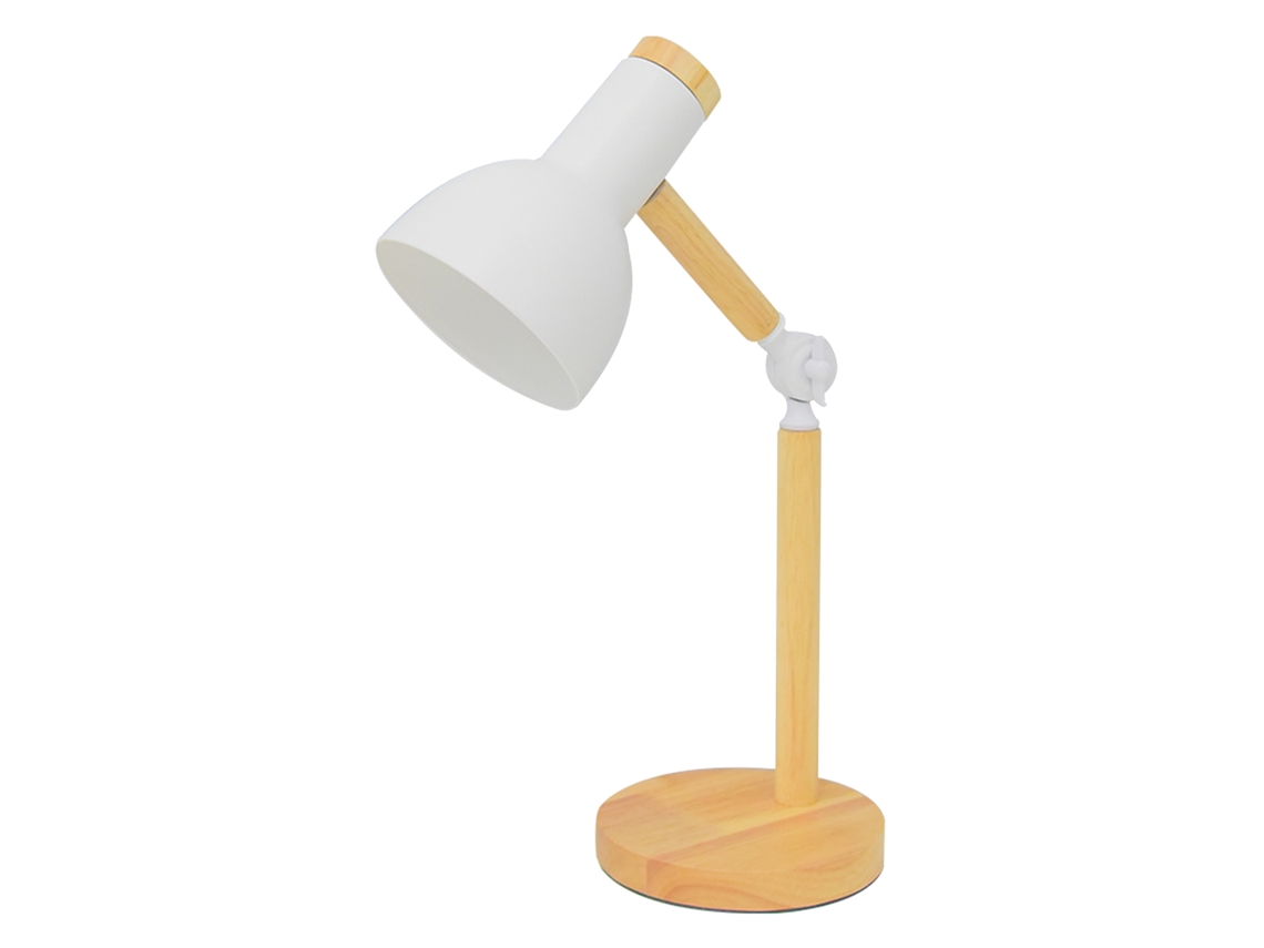 2026-lámpara De Escritorio Led Regulable Sin Escalas Cuidado De Ojos Portátil Ajustable Para Estudio Oficina Dormitorio Blanco