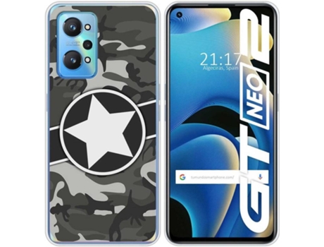 Carcasa Realme GT NEO 2 5G TUMUNDOSMARTPHONE Camuflaje 02 Multicolor